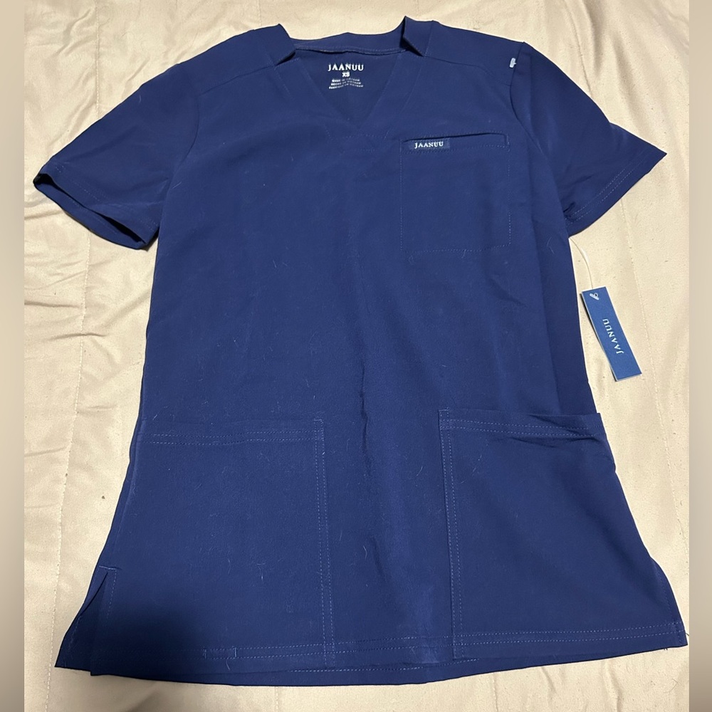 Jaanuu Navy Blue Scrub Set, XS, NWT